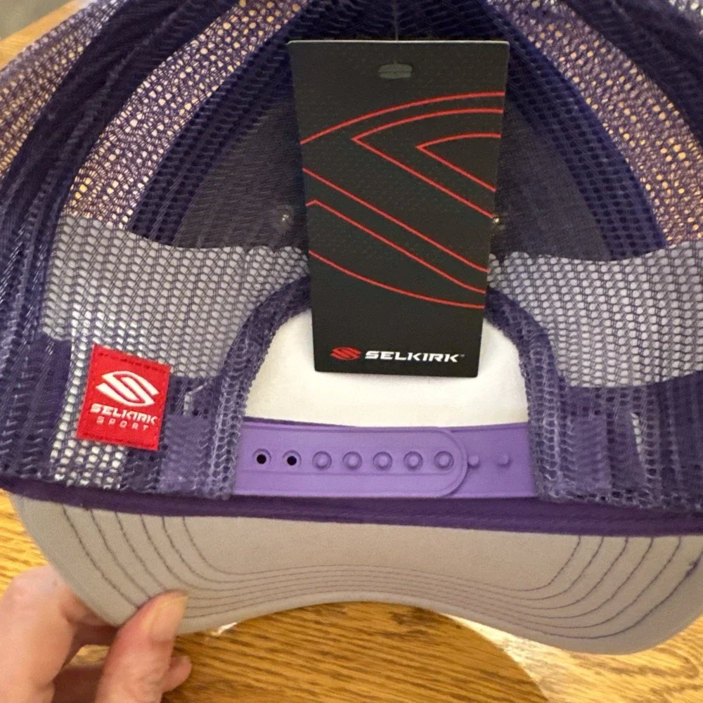 NWT Selkirk Pickleball AMPED Trucker‎ Hat Purple Adjustable NEW